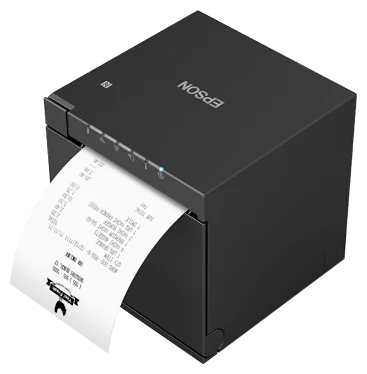 Receipt printer, example: Epson TM-m30III